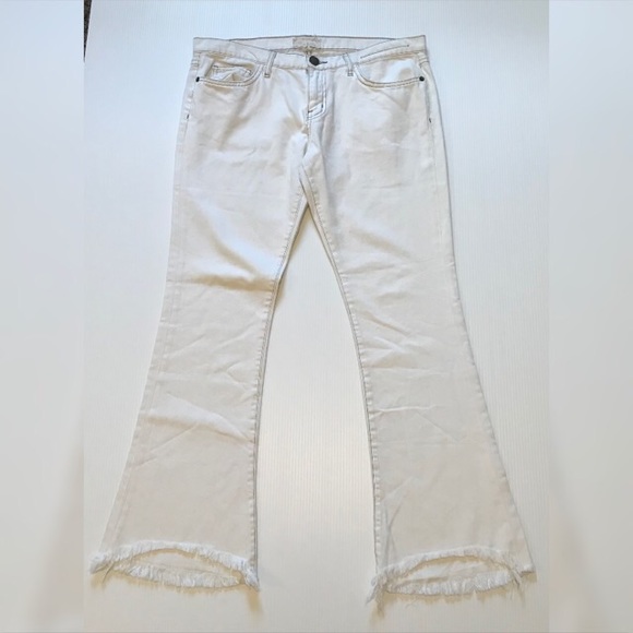 Current Elliott NEW Frayed Flip flop flare jeans - Picture 6 of 7